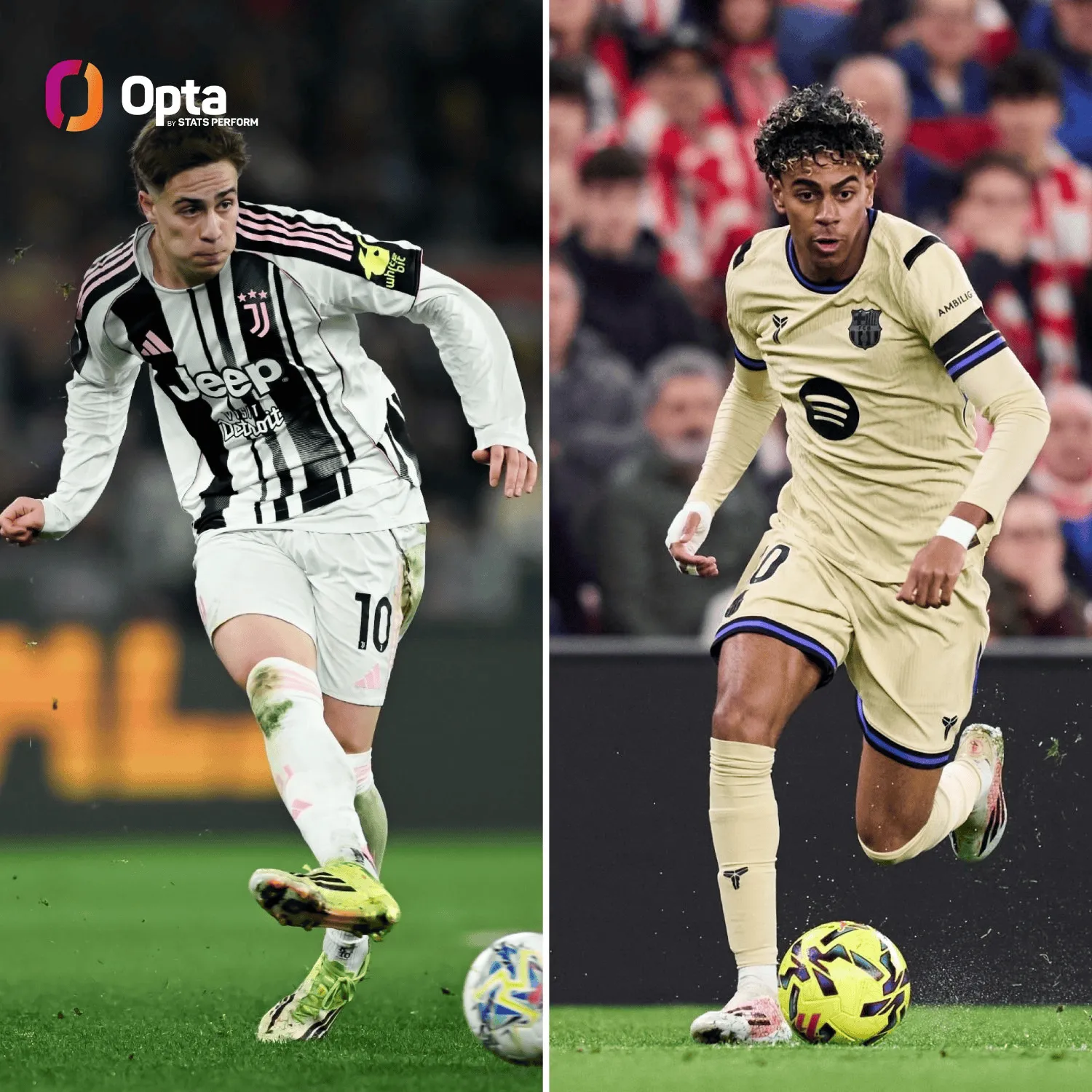 世界杯赛事直播平台-本赛季五大联赛只有亚马尔、伊尔迪兹过人65+和创造机会50+