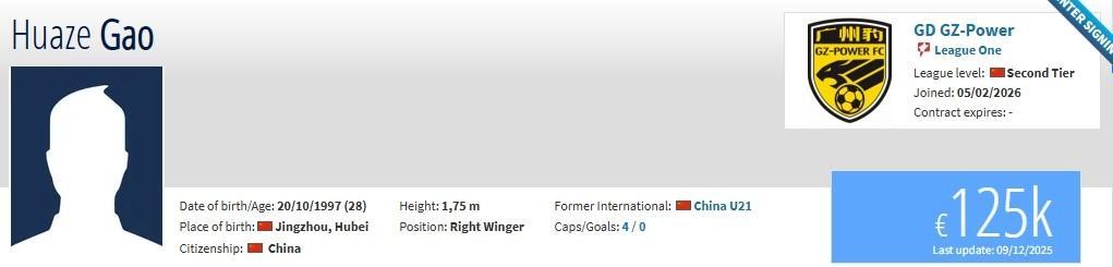 世界杯手机直播软件-德转：原石家庄功夫球员高华泽、王靖斌加盟广东广州豹